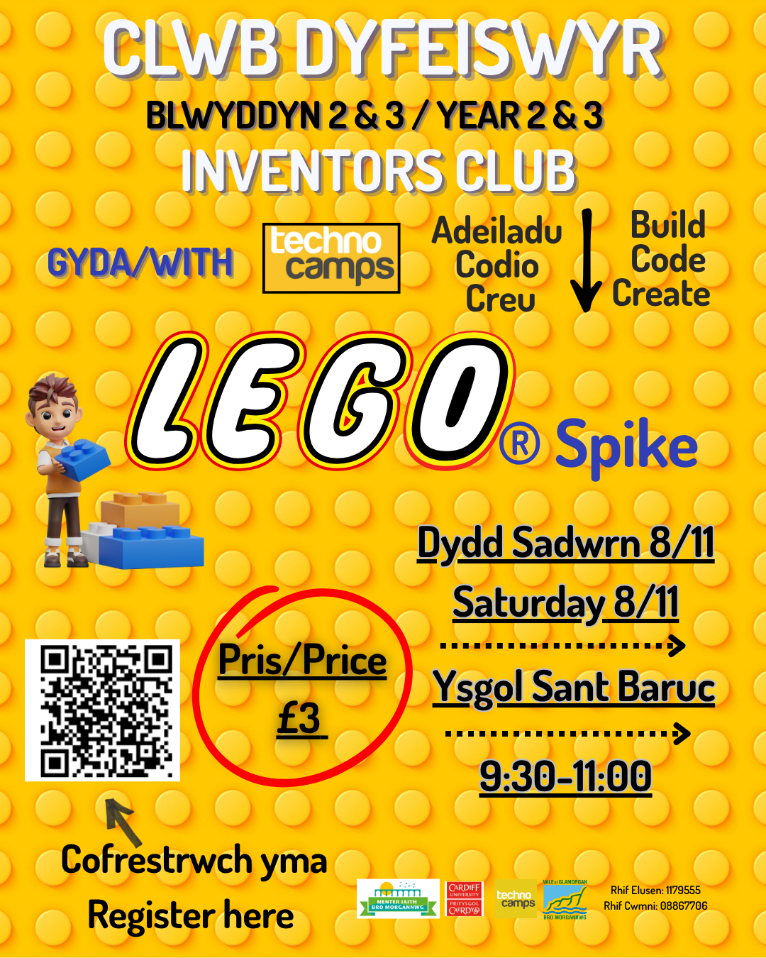 Lego Spike (Clwb Dyfeiswyr) Blwyddyn 2&3